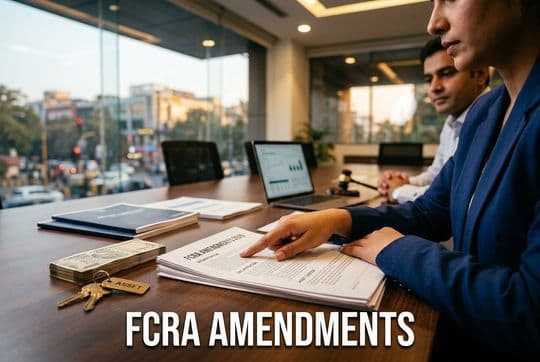 FCRA Amendments 2026: Securitisation, Asset Custody & Civil Society Accountability - UPSC Notes