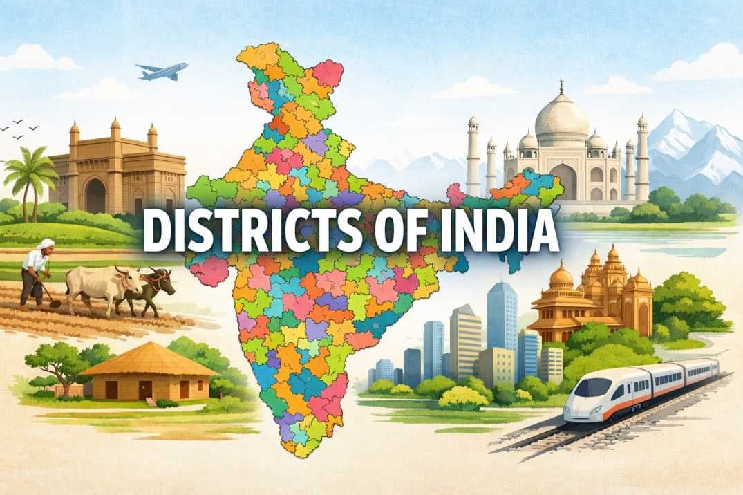 Districts of India: Statewise List 2026 - UPSC 
