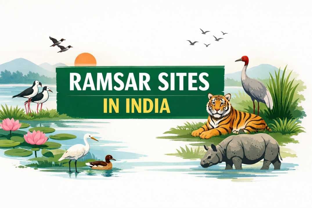 List of Ramsar Sites in India 2026 for UPSC 