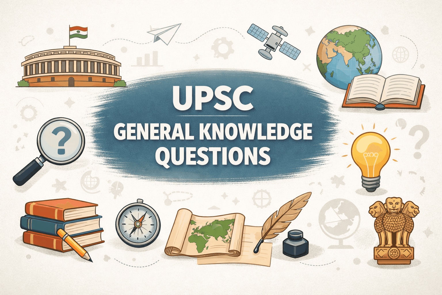 100+ UPSC General Knowledge (GK) Questions for Prelims 2026