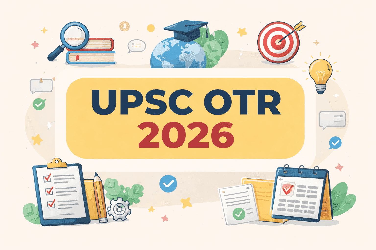 UPSC OTR 2026: One Time Registration & New Online Application Portal