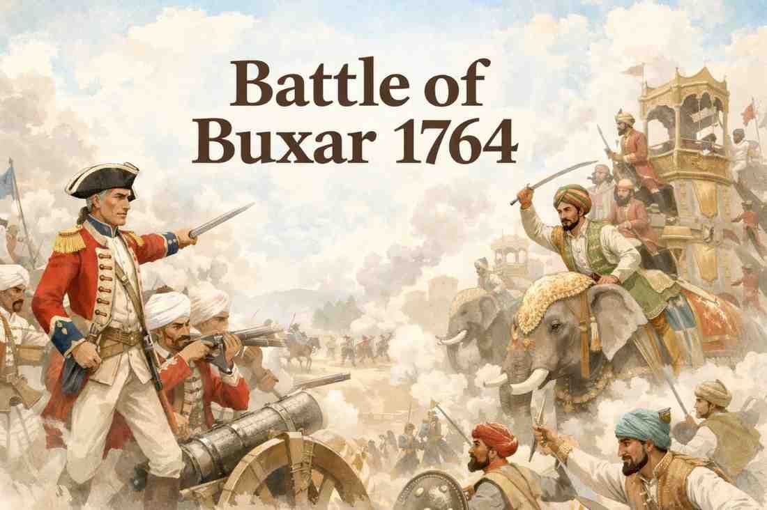 Battle of Buxar 1764: Causes, Events & Outcomes (UPSC Notes)