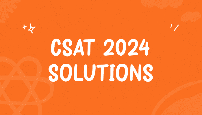 CSAT 2024 Solutions - What is the least possible number of cuts required to cut a cube into 64 identical pieces?