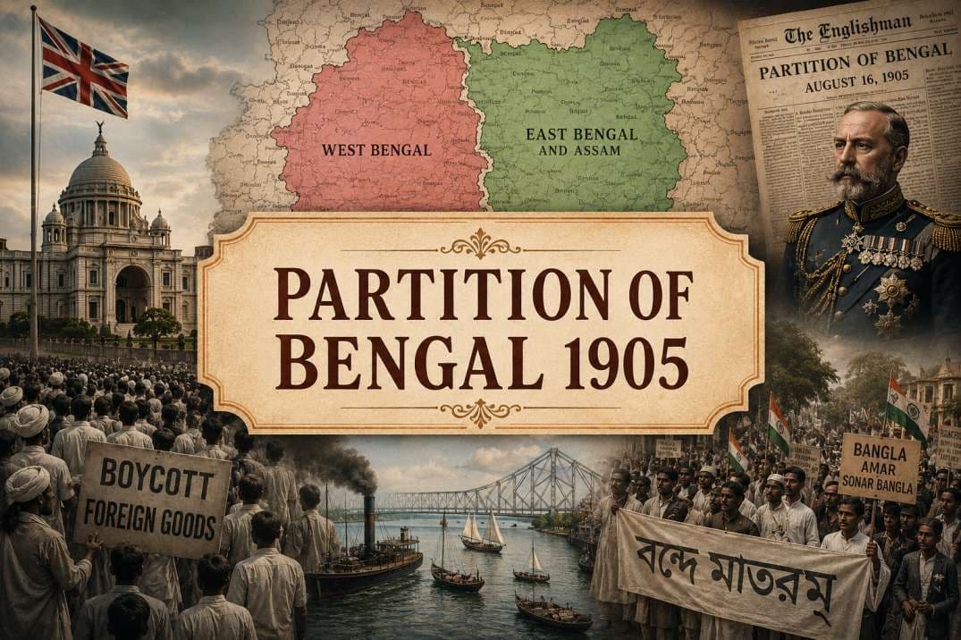 Partition of Bengal 1905 - UPSC Modern History Notes