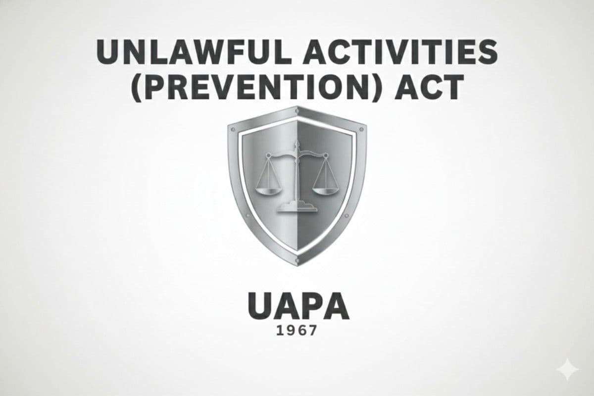 Unlawful Activities (Prevention) Act, 1967 (UAPA): History, Provisions, Amendment | UPSC Notes