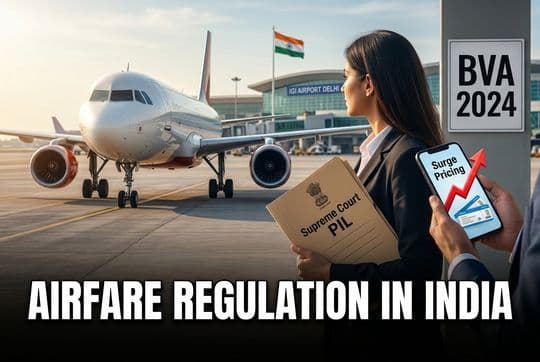 Airfare Regulation in India: Surge Pricing, Supreme Court PIL, and BVA 2024