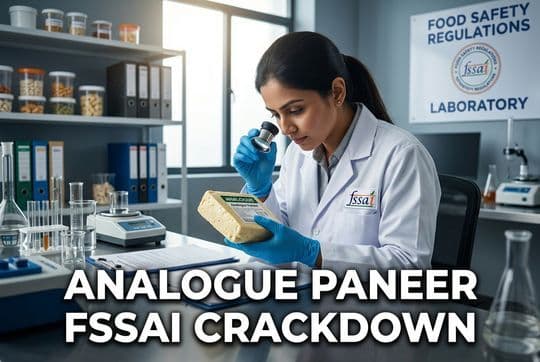 Analogue Paneer Ban by FSSAI: Rules, Risks and Food Law