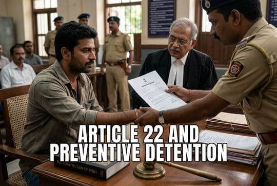 Article 22 of Indian Constitution: Arrest Rights, Preventive Detention & SC Rulings