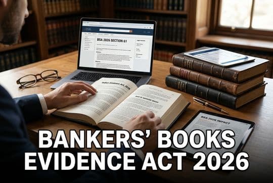 Bankers' Books Evidence Act 2026: Key Changes, BSA Link & Impact