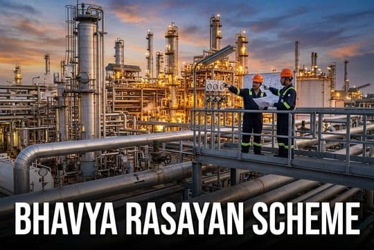 BHAVYA Rasayan Scheme: Rs 3,030 Crore for Three Chemical Parks, Explained
