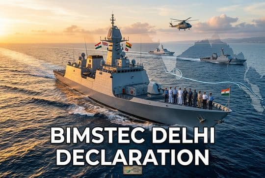 BIMSTEC Delhi Declaration 2026: Security Cooperation