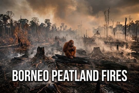 Borneo Peatland Fires: Why Rescues Cannot Halt Extinction