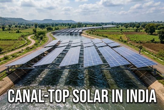 Canal-Top Solar in India: 131 GW Potential, Benefits and Challenges