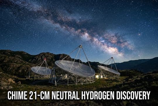 CHIME 21-cm Neutral Hydrogen Discovery: Mapping Dark Energy