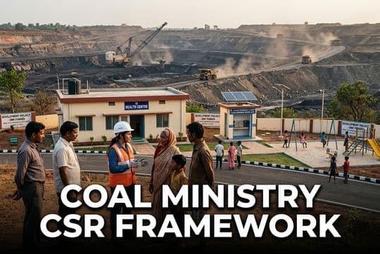 Coal Ministry CSR Framework: Mining Welfare and DMF Governance