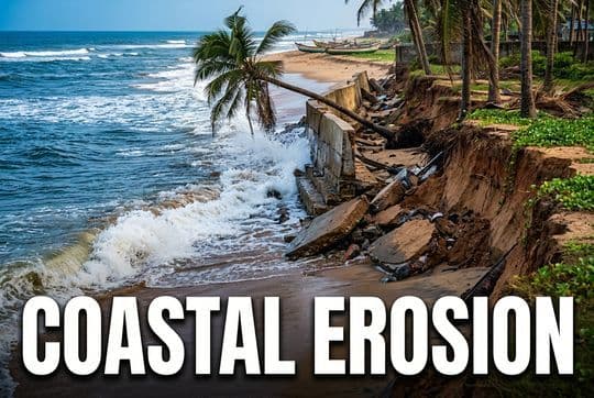 Coastal Erosion in India: Shoreline Assessment & East Coast Risks
