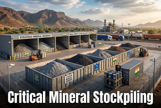 Critical Mineral Stockpiling Policy in India: Proposed Reserves Explained