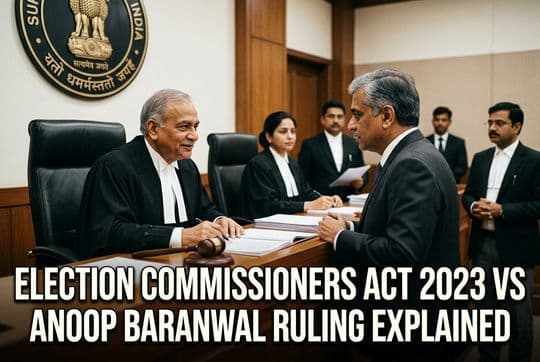 Election Commissioners Act 2023 vs Anoop Baranwal Ruling Explained