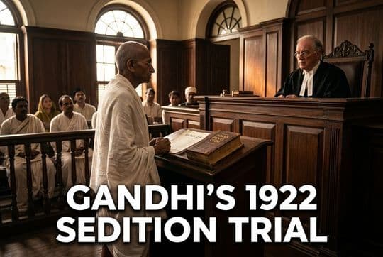 Gandhi’s 1922 Sedition Trial: Section 124A IPC, Broomfield, and Free Speech
