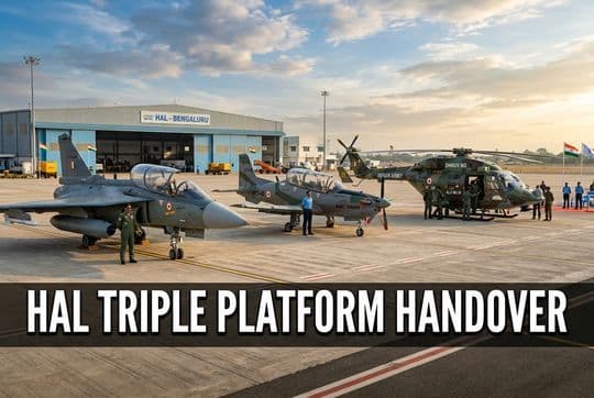 HAL Handover: Tejas FOC Trainer, HTT-40 and Dhruv NG