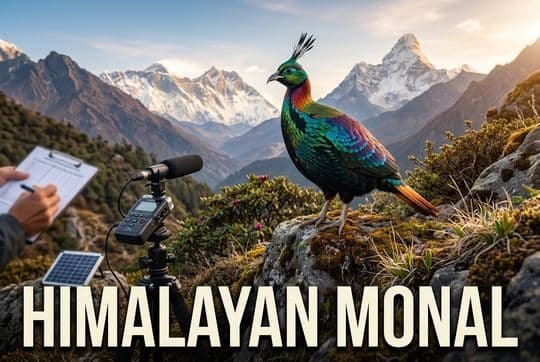 Himalayan Monal: Habitat, Status, Threats and Noise Study