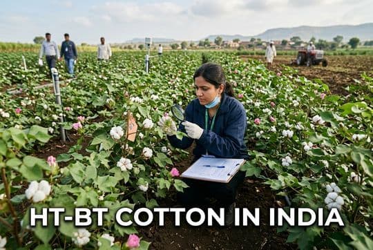 HT-Bt Cotton in India: Biosafety Regulation, Farm Economics, and Agronomic Risks