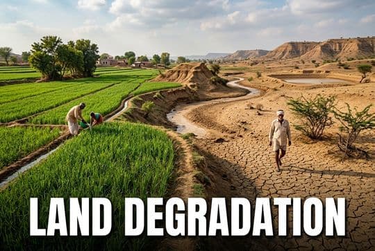 India's Land Degradation Neutrality: Targets vs Ecological Reality