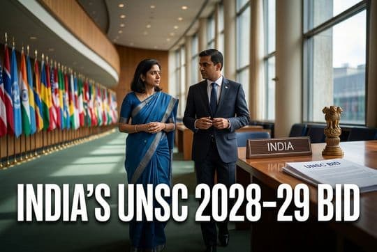India's UNSC Non-Permanent Seat Bid 2028-29: Election Process Explained