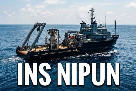 INS Nipun: Indigenous Diving Support Vessel and India's Undersea Salvage