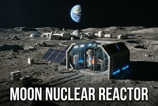 Moon Nuclear Reactor: How Fission Power Supports Lunar Bases