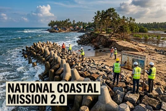 National Coastal Mission 2.0: Outlay, Coastal Erosion and Policy Gaps