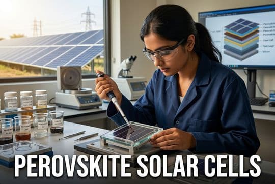 Perovskite Solar Cells: Tandem Tech and India's Clean Energy Push