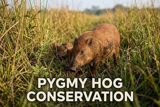 Pygmy Hog Conservation in Assam: How India Saved the World's Smallest Pig