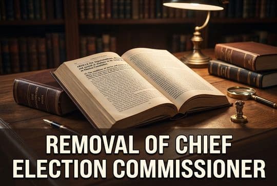 Removal of Chief Election Commissioner: Article 324(5) Explained