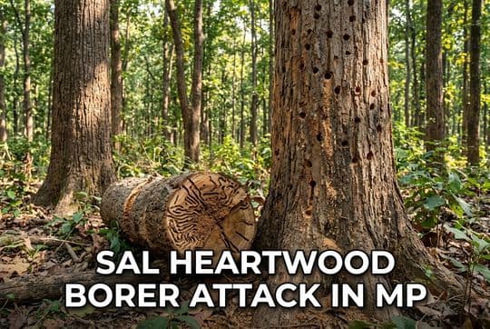 Sal Heartwood Borer Attack in MP: Causes, Ecological Fallout, and IPM
