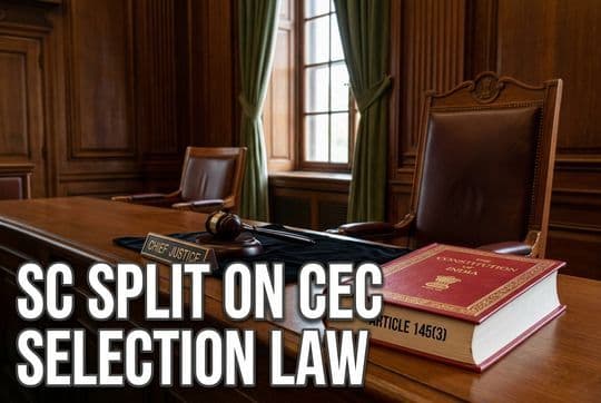 SC Split on CEC Selection Law: The Article 145(3) Mandate Explained