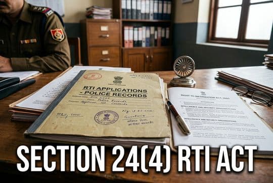 RTI Act Section 24(4): Can States Exempt Police Departments?
