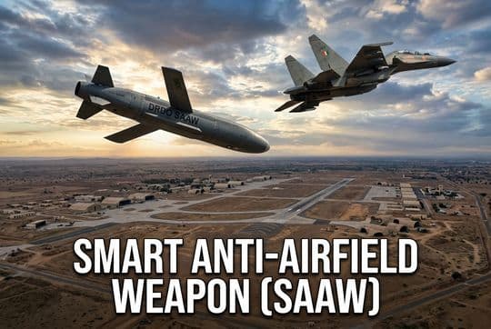 SAT-SAAW: MoD Signs Rs 811 Crore BDL Deal for 160 Anti-Airfield Weapons