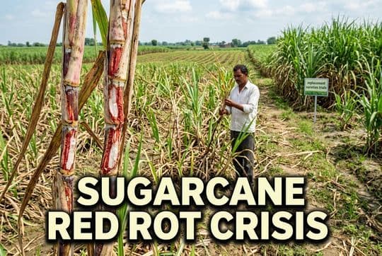 Sugarcane Red Rot in UP: Co-0238 and Replacement Varieties