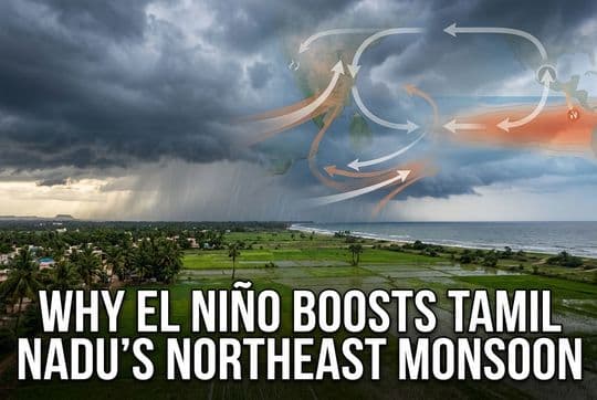 Why El Niño Boosts Tamil Nadu's Northeast Monsoon: Circulation Dynamics and Impact