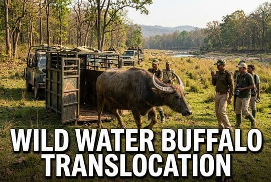 Wild Water Buffalo Translocation: Kanha's Species Recovery Blueprint