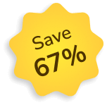 save 67%