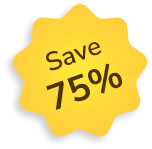 save 75%